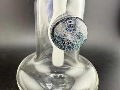 Filla John Glass Clear Rig w/ Blue Dichro Neck 10mm 90°