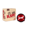 RAW Life Grinder in red with modular design, packaged in box for easy use and maintenance.