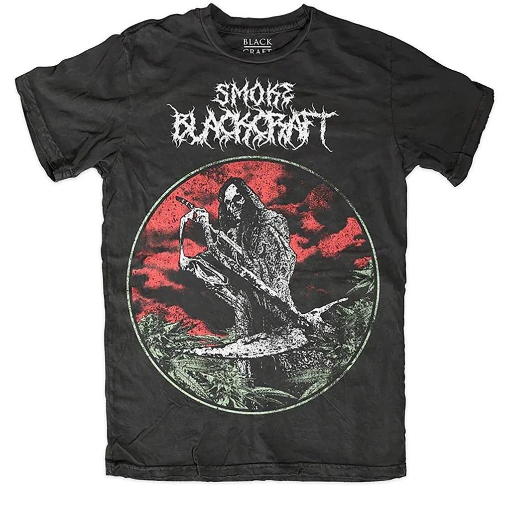 BlackCraft Cult T-shirt featuring bold occult graphics and empowering messages, perfect for those embracing individuality.