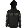 BlackCraft Cult Sweatshirt featuring a black hoodie with green graphic design and a cozy fit.
