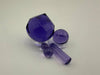 Bowman Glass Faceted Quartz Terp Slurper Set in purple, designed for optimal dabbing experience and flavorful vaporization.
