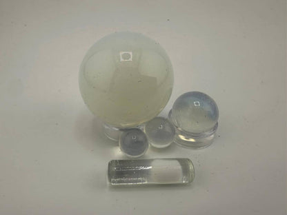 Bowman Glass Oversized Terp Slurper Marble Set - 4 pieces, premium American borosilicate glass, handmade in Spokane.