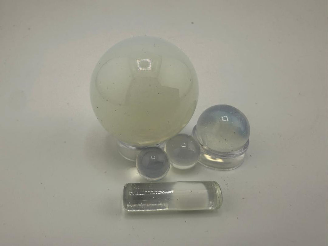 Bowman Glass Oversized Terp Slurper Marble Set - 4 pieces, premium American borosilicate glass, handmade in Spokane.
