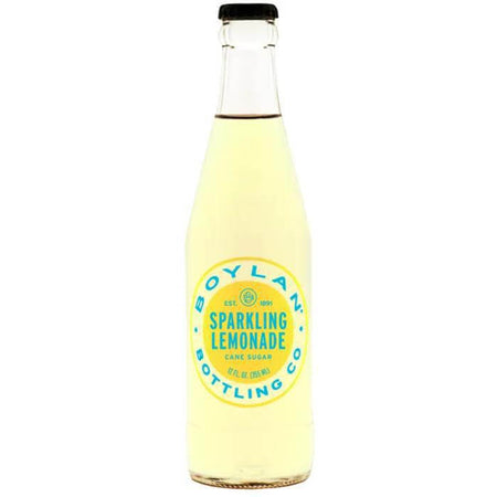 Boylan Sparkling Lemonade bottle featuring bright label and refreshing lemonade inside.