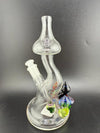 Brando Glass Mushroom Growth on Mushroom Rig 10mm 45° with colorful mushrooms and artistic design.