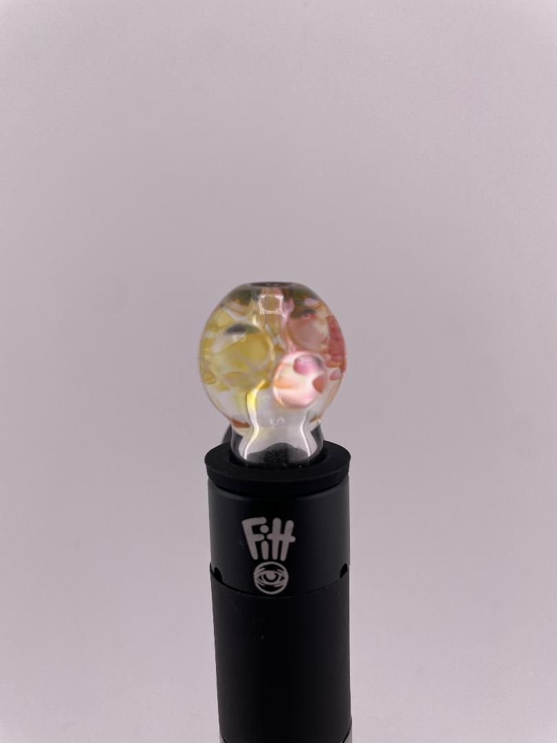 Brando Glass Puffco Pivot Topper - Fumed Accent (Only Compatible w/ Ryan Fitt Pivot Interface)