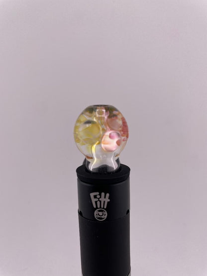 Brando Glass Puffco Pivot Topper - Fumed Accent (Only Compatible w/ Ryan Fitt Pivot Interface)