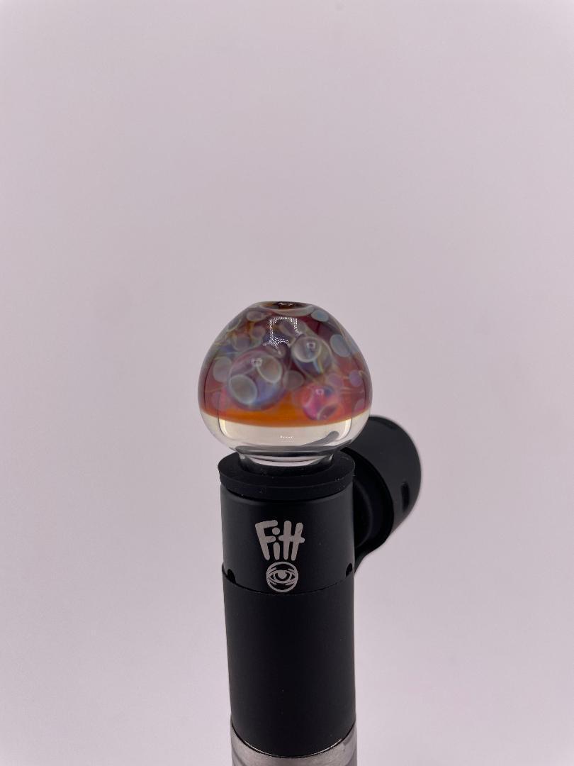 Brando Glass Puffco Pivot Topper - Fumed Accent (Only Compatible w/ Ryan Fitt Pivot Interface)