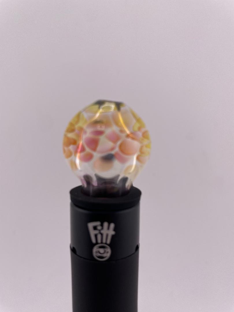 Brando Glass Puffco Pivot Topper - Fumed Accent (Only Compatible w/ Ryan Fitt Pivot Interface)