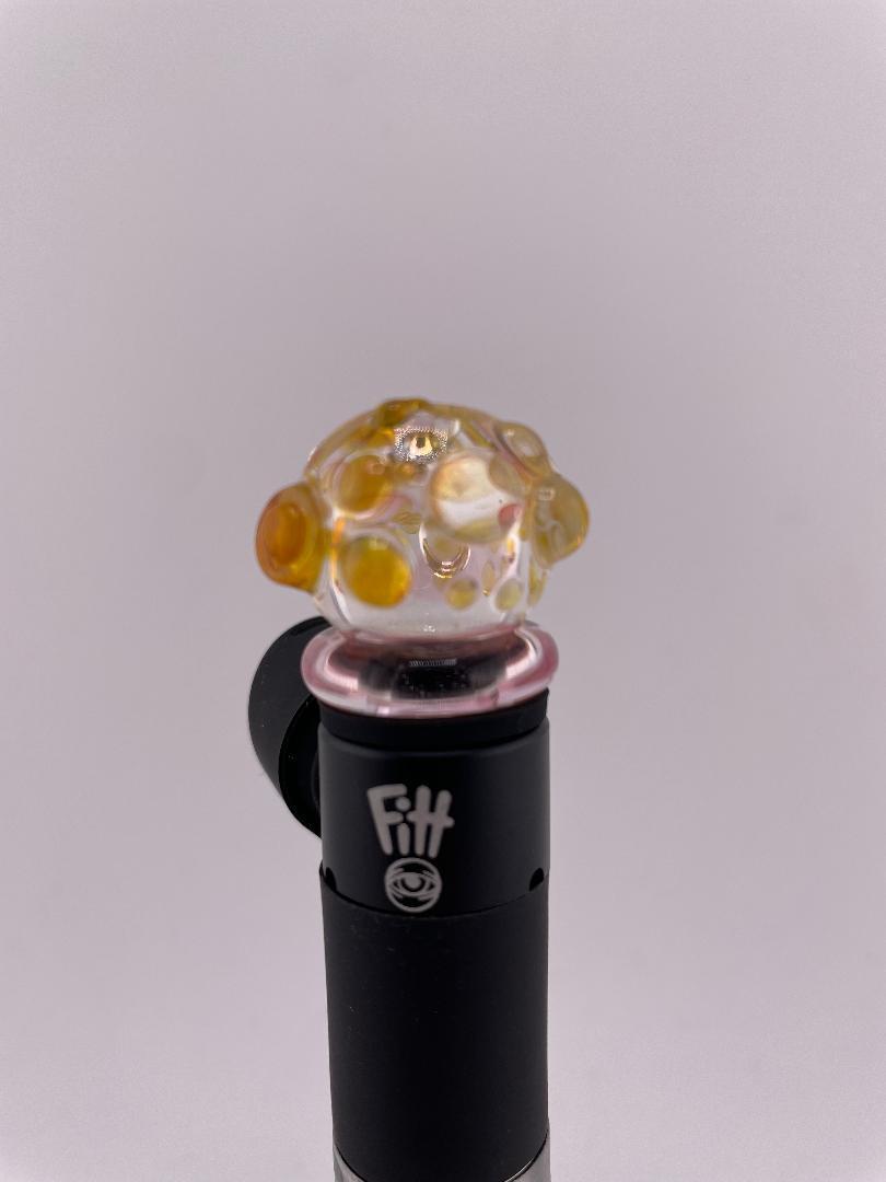 Brando Glass Puffco Pivot Topper - Fumed Accent (Only Compatible w/ Ryan Fitt Pivot Interface)