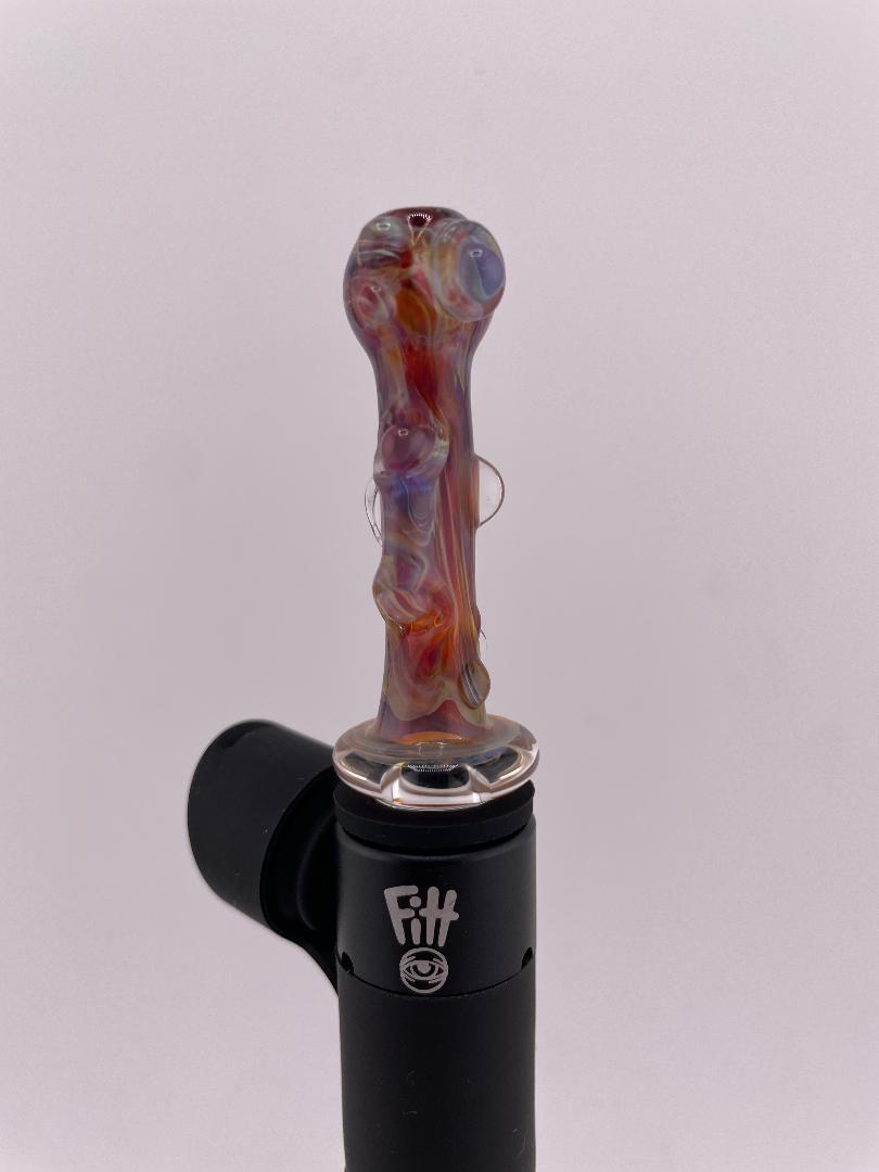 Brando Glass Puffco Pivot Topper - Worked Straw (Only Compatible w/ Ryan Fitt Pivot Interface)