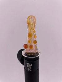Brando Glass Puffco Pivot Topper - Worked Straw (Only Compatible w/ Ryan Fitt Pivot Interface)