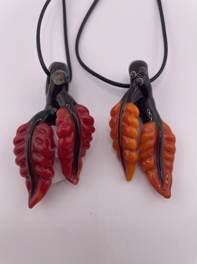 Tay Dubbs Double Leaf Pendant