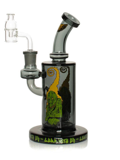 Gear Premium x Creature 7.5" concentrate rig with Goblin design and quartz banger for high-performance dabs.