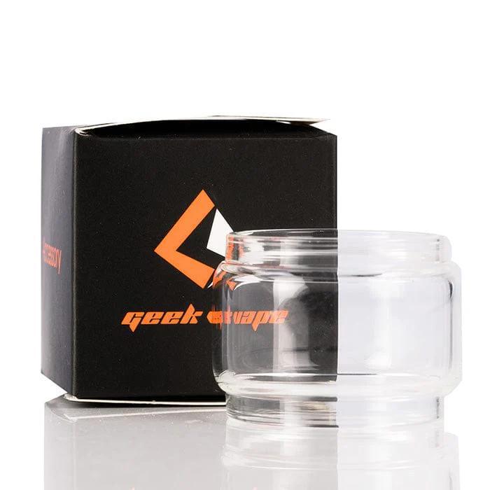 GeekVape Zeus Glass Replacement with packaging, high-quality durable glass for vape tank upgrade.