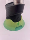Lime Green Fade Puffco Peak Pro stabilizer base providing stability to the setup with a precision 3D-printed design.