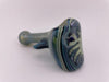 Highgrade Glass Dry Pipe - Full Color w/ Reversal Wig Wag Cap & Opal Encasement