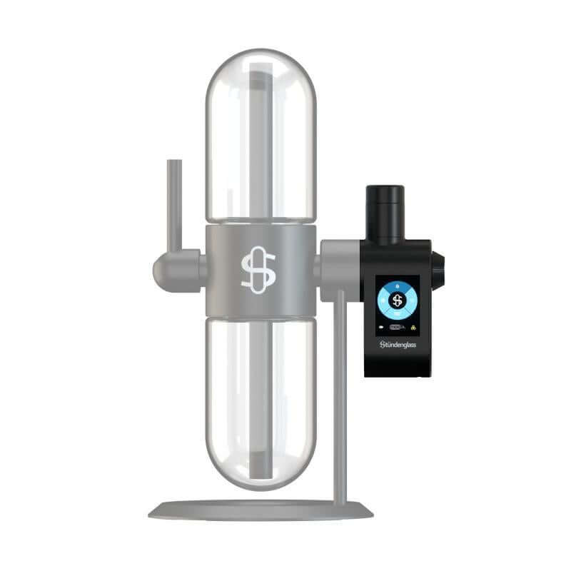 Stündenglass Modül featuring advanced gravity infusion technology for dry materials and concentrates.