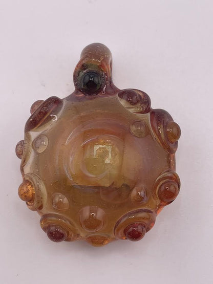 Brando Glass Pendant - Fumed Implosion w/ abstract Attachments
