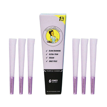 Blazy Susan 1 1/4 Purple Cones 6pk