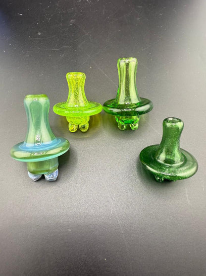 HighGrade Glass Full Color Green Spinner Cap