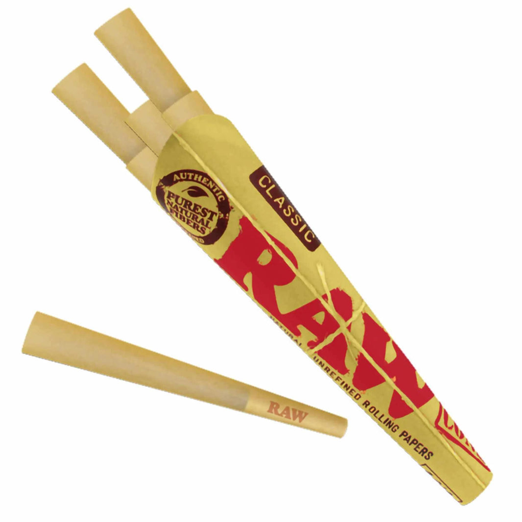 RAW Rolling Papers  1 1\4 Cones 6pc
