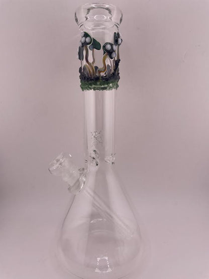 MJHoG 11" Flower Beaker - Mushroom Forest Top