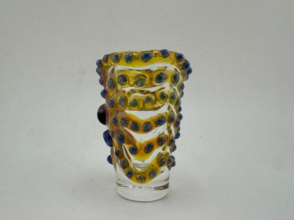 Paulson Pieces Clear Glass Octopus Shot Glass – Handcrafted Glass Art