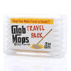 Glob Mops Travel Pack of 30 cotton swabs, designed for fresh and effective glob cleaning on-the-go.