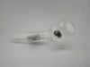 Filla John Glass Dry Pipe - Red Dichro Clear Spoon w/ Millie