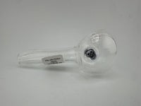 Filla John Glass Dry Pipe - Red Dichro Clear Spoon w/ Millie