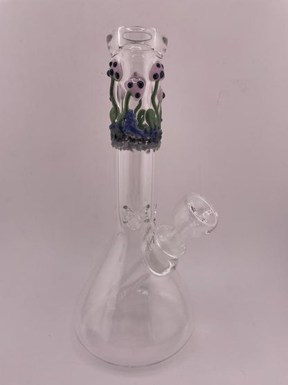 MJHoG 9” Flower Beaker - Mushroom Forest Top