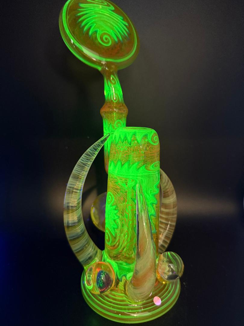 Brando Glass Yellow & Orange UV  Push Bub 10mm 90°