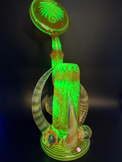 Brando Glass Yellow & Orange UV  Push Bub 10mm 90°