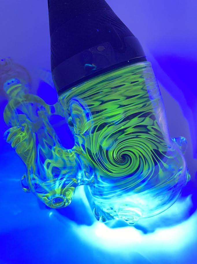 Brando Glass Puffco Proxy Accessory - Fumed UV Side Car