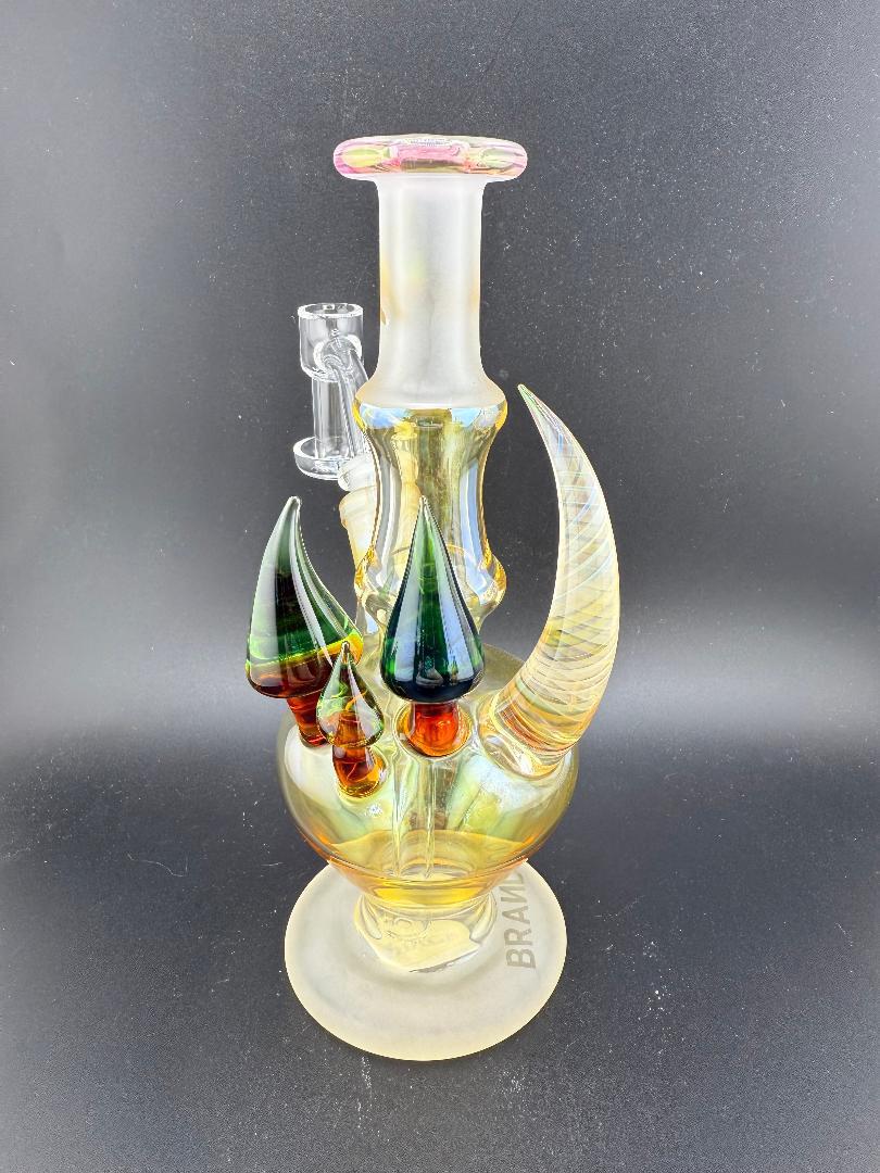 Brando Glass Sandblasted Mushroom Tree Rig 10mm 45°
