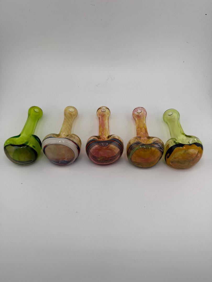 Lylo Glass Single Color Fumed Cap Pipe