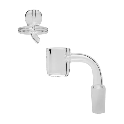 Human Grade 7.5" Recycler 45 (Triple Marble) 14mm