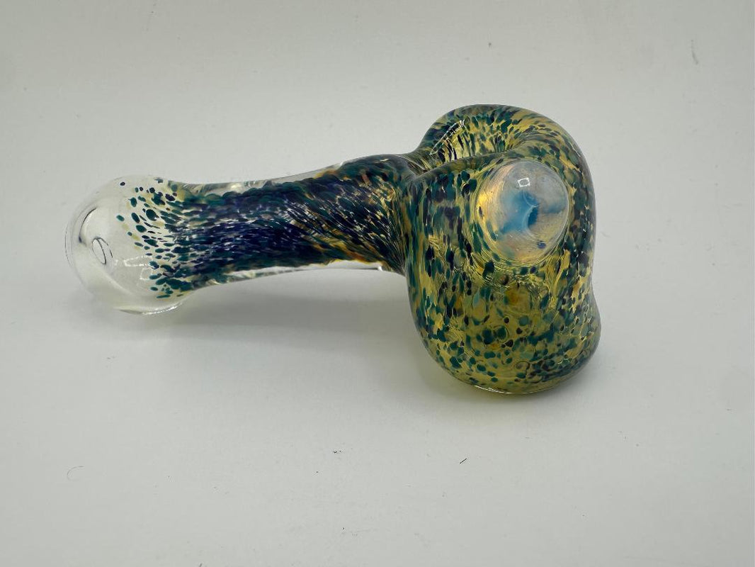 HighGrade Glass Dry Pipe - Multi Color Frit Slump Hammers