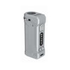 Yocan Uni Pro portable vaporizer mod in gray, designed for adjustable cartridge sizes and variable voltage control.