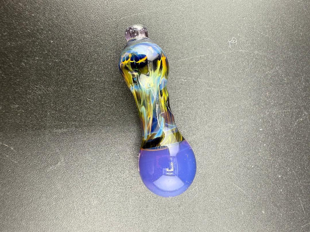 Paulson Pieces Puffco Peak Pro Ball Cap Replacement – Handcrafted glass accessory featuring vibrant colors.