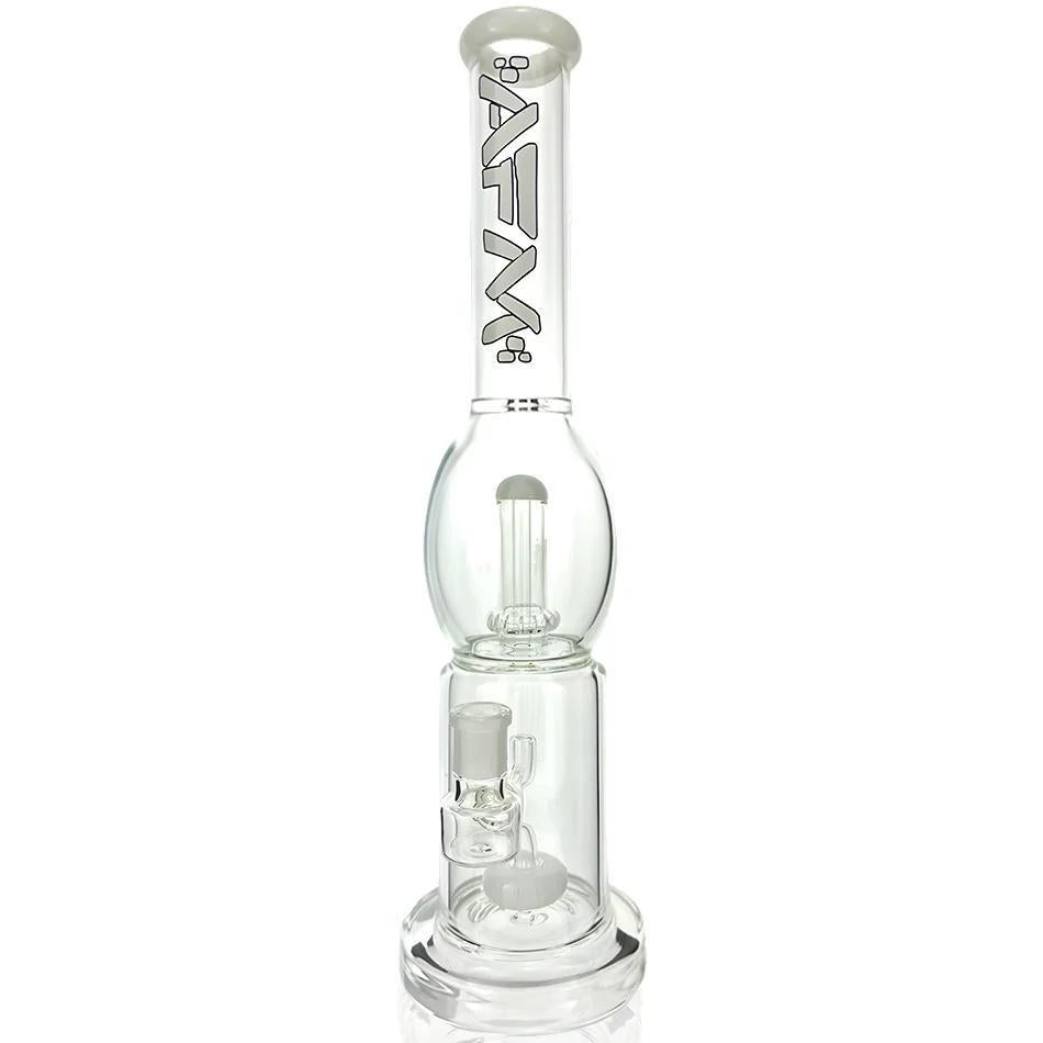 AFM Glass T509 16″ Double Circle Shower-head Perc Glass Beaker