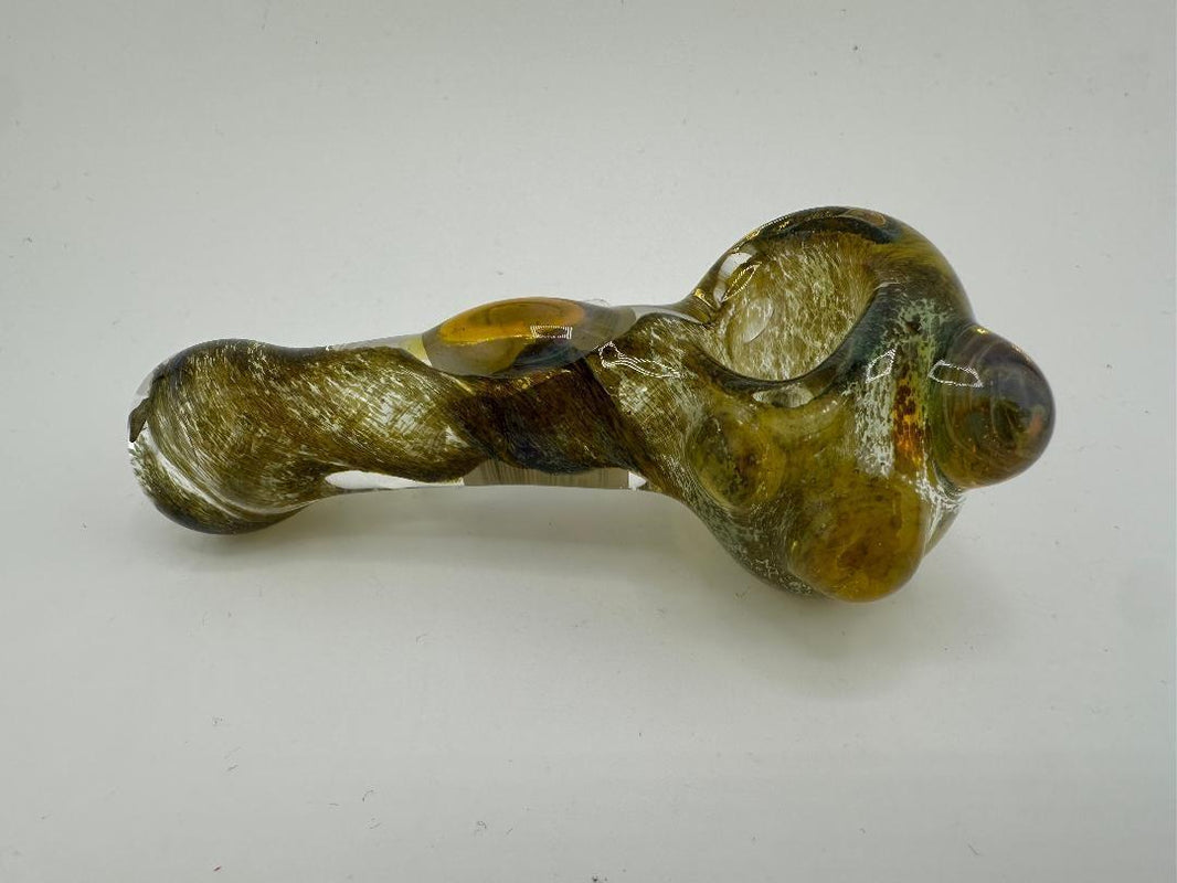 Mop Head Glass Dry Pipe - Full Color Frit