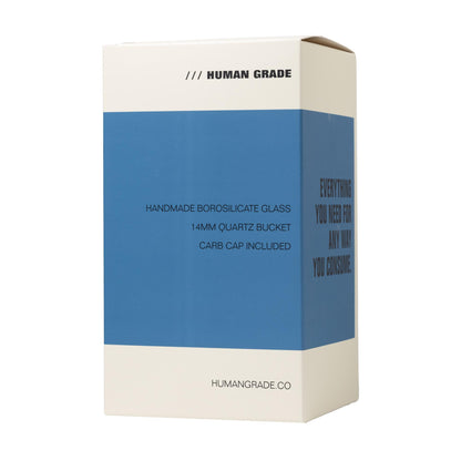 Human Grade 7.5" Recycler 45 (Triple Marble) 14mm