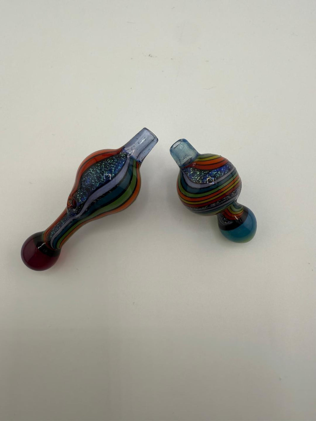 Highgrade Glass Rainbow Dichro Bubble Cap