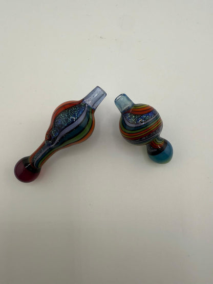 Highgrade Glass Rainbow Dichro Bubble Cap