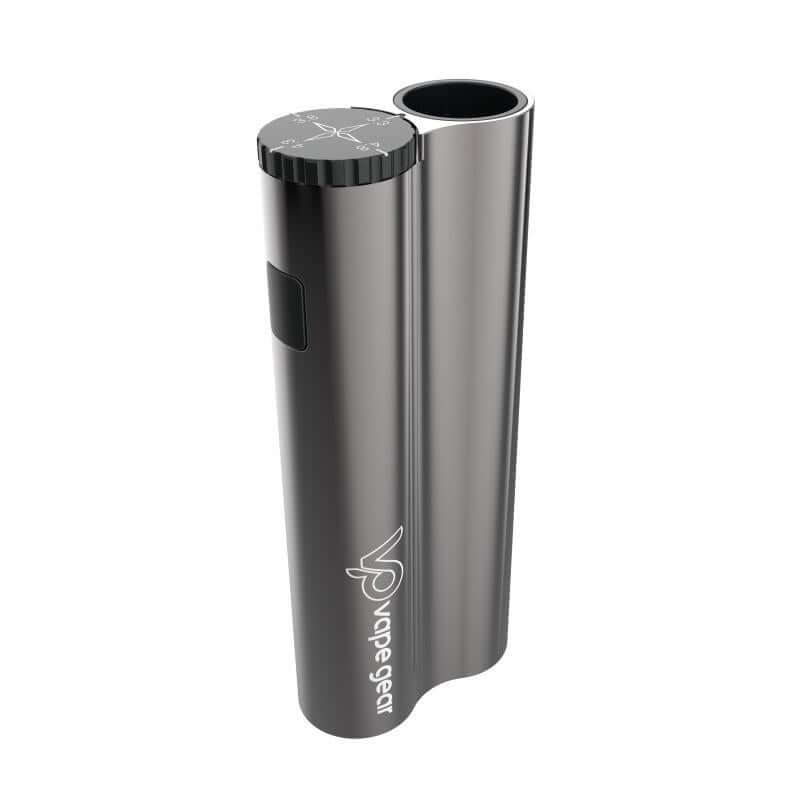 Vape Gear Turbo Twist 510 Battery, palm-sized cartridge vaporizer for discreet vaping anywhere.