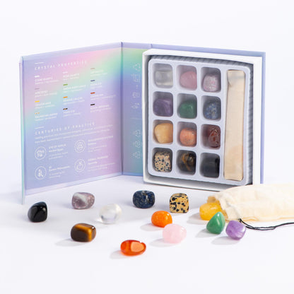 Geocentral Healing Stones Box Crystal Collection