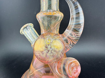 Brando Glass Heavy Fumed Beaker Heavy Fume Wig Wag 10mm 45°