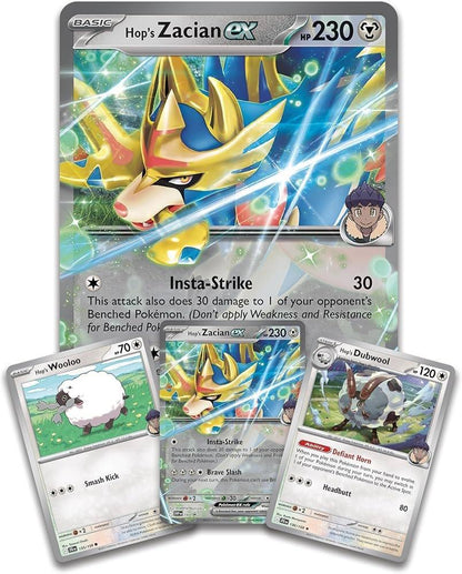 Pokémon TCG Hop’s Zacian ex Box – 4 Booster Packs + Promo Cards | Factory Sealed